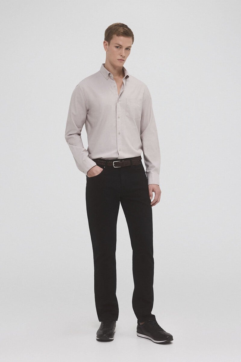 Cortefiel Camisa Gabardina Lisa