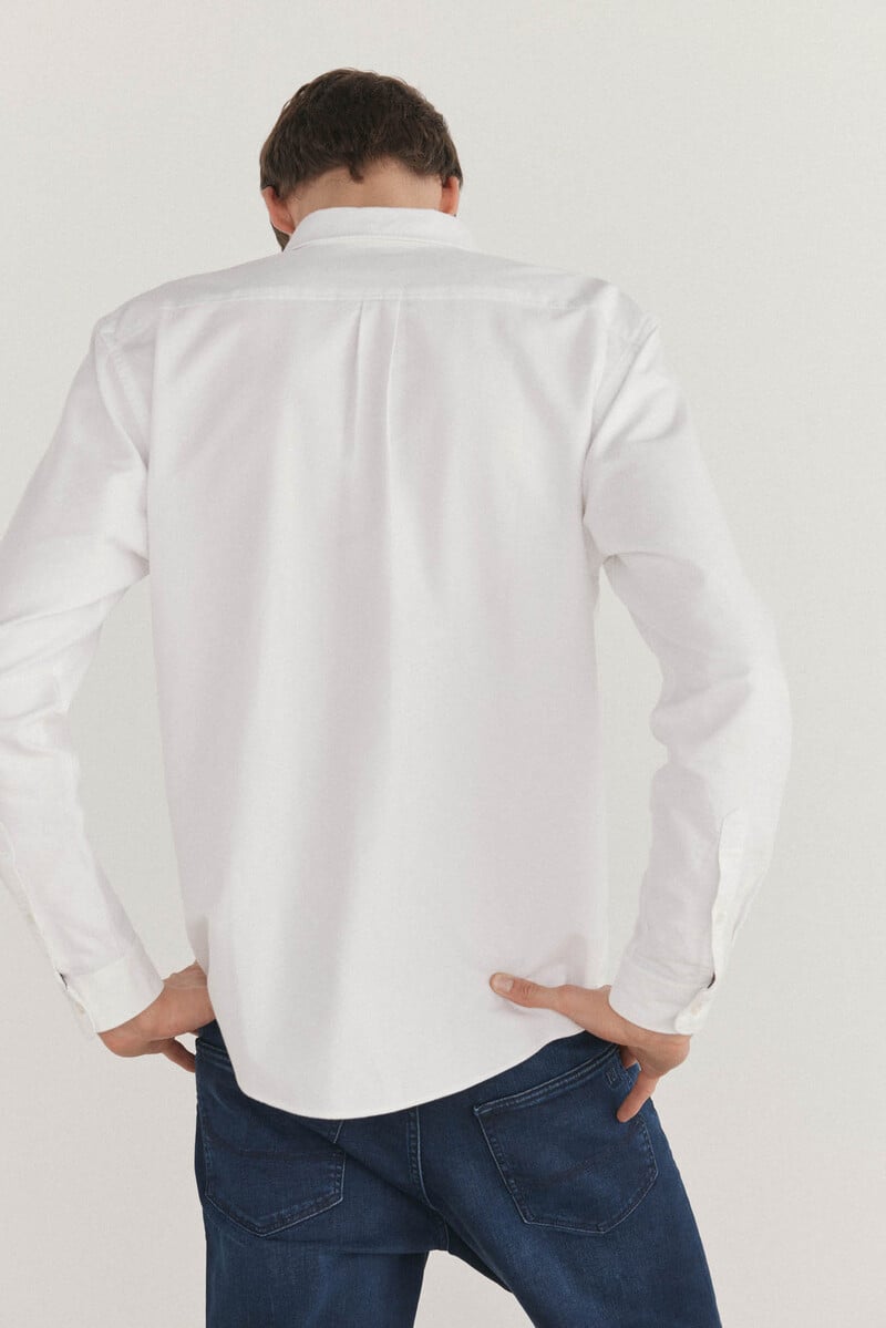 Cortefiel Camisa Iconic Oxford Liso