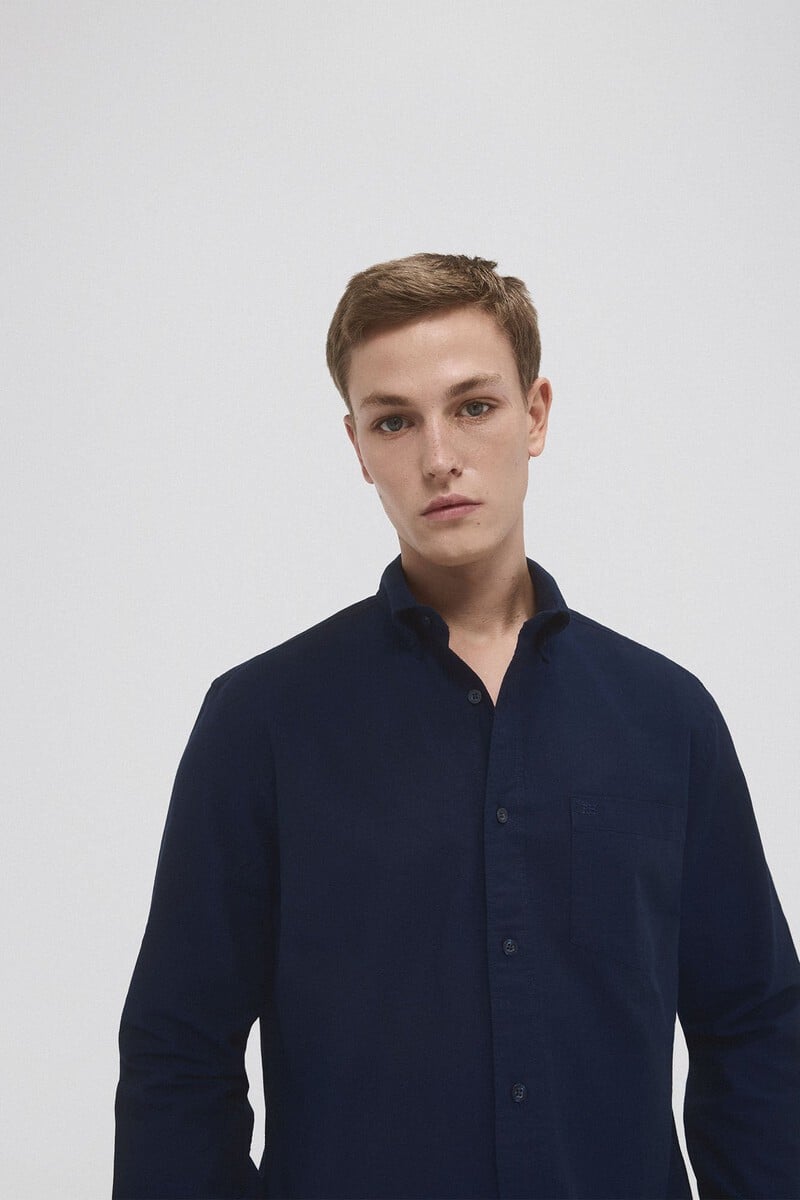 Cortefiel Camisa Iconic Oxford Liso