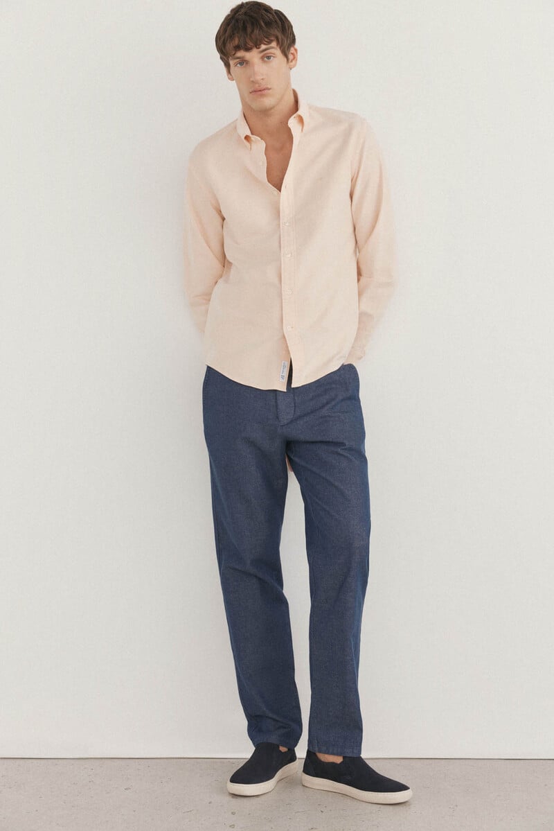 Cortefiel Camisa Iconic Oxford Liso