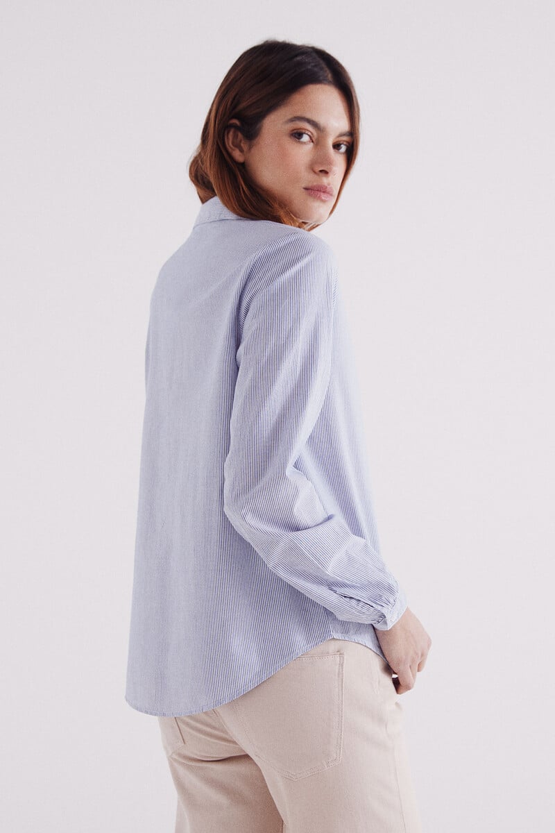 Cortefiel Camisa Lace Insertado