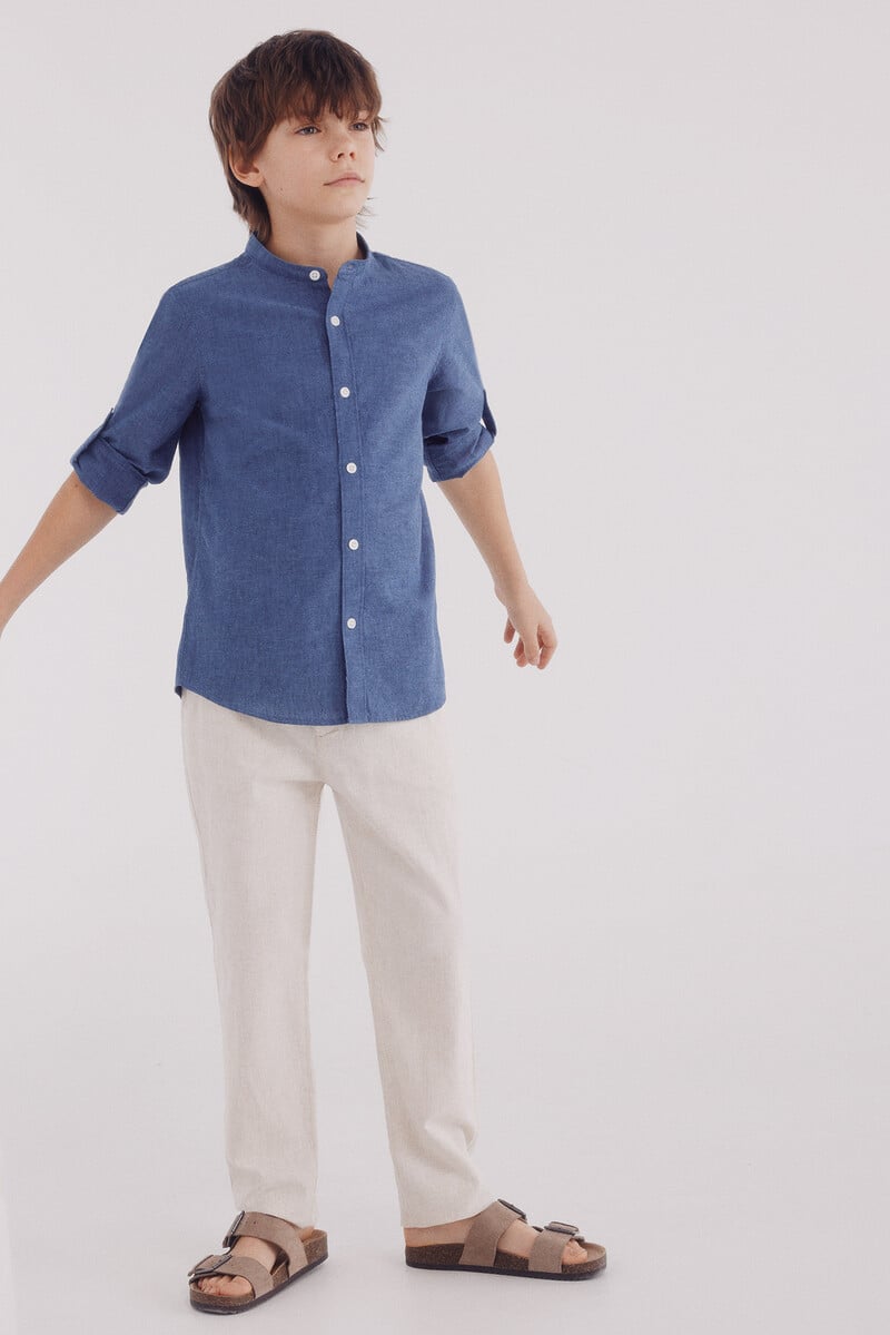 Cortefiel Camisa lino niño