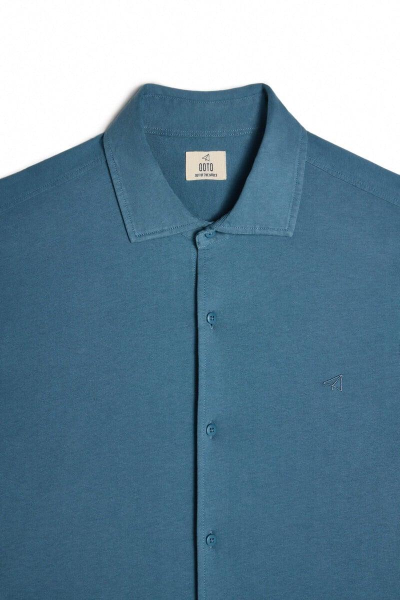 Cortefiel Camisa Lisa Manga Larga
