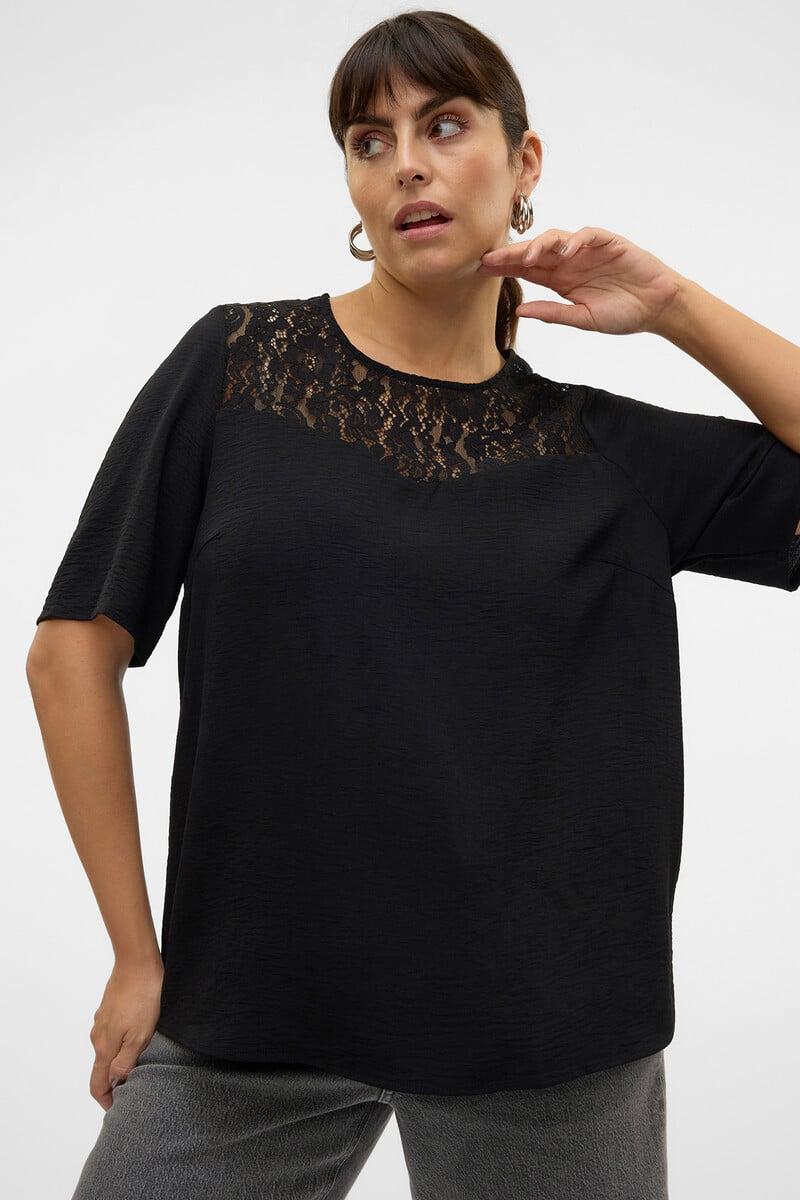 Cortefiel Camisa manga corta talla grande