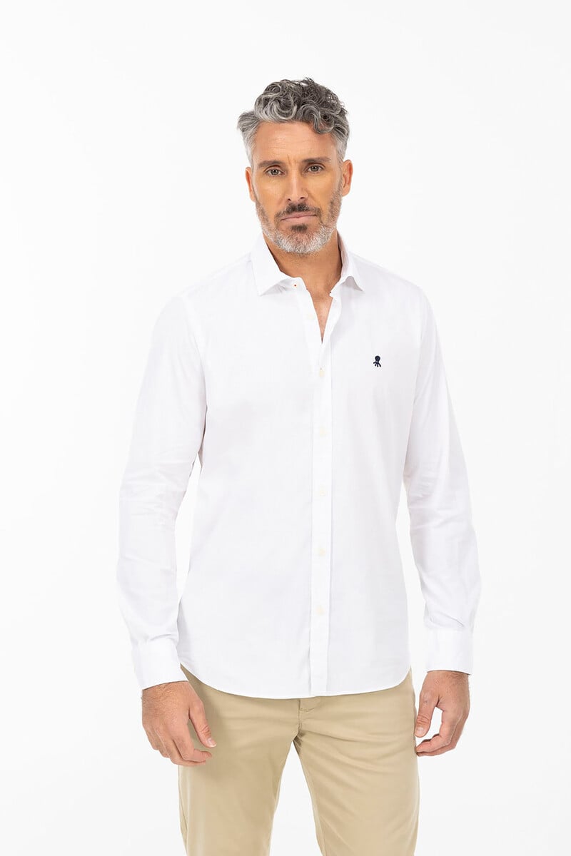 Cortefiel Camisa New Basic Logo