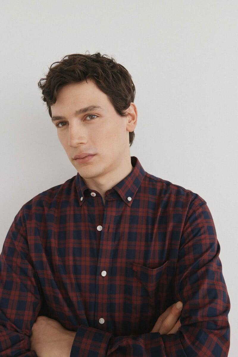 Cortefiel Camisa Non Iron Cuadros Twill