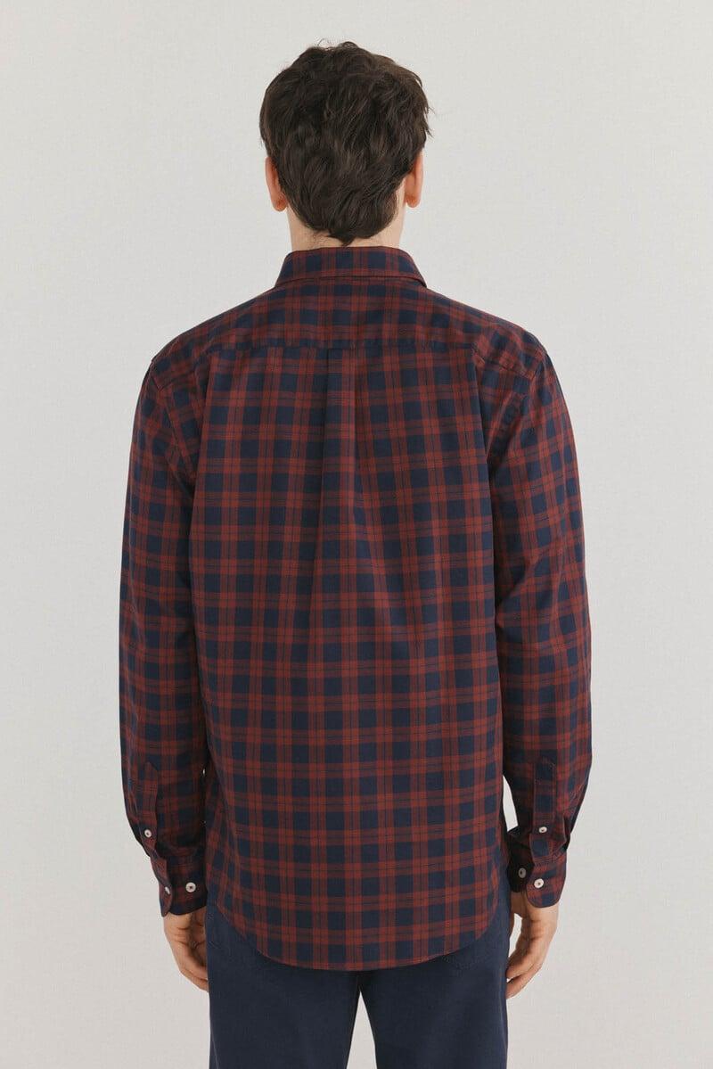 Cortefiel Camisa Non Iron Cuadros Twill