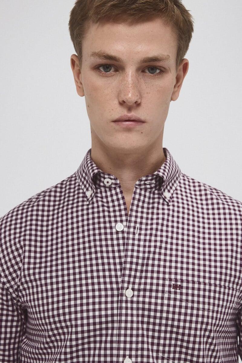 Cortefiel Camisa Non Iron Cuadros Twill