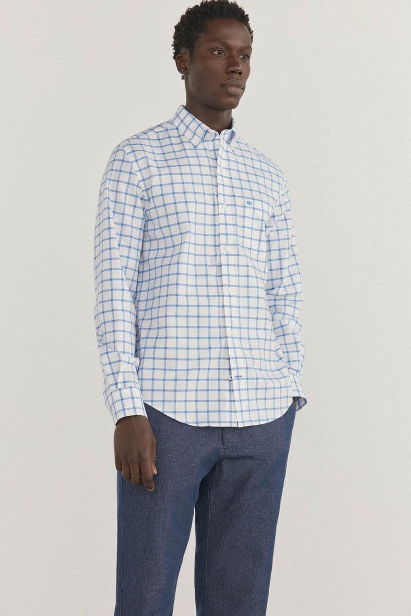 Cortefiel Camisa Non Iron Oxford Cuadros