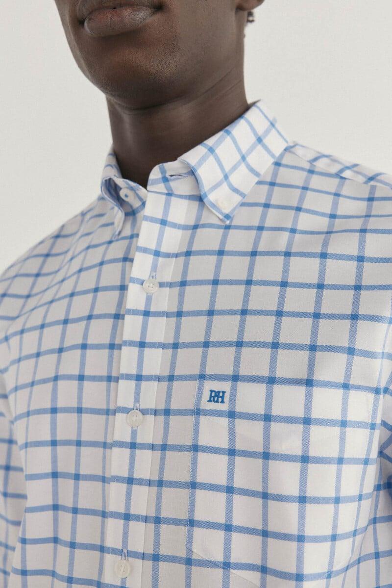 Cortefiel Camisa Non Iron Oxford Cuadros