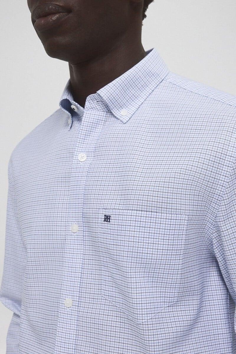Cortefiel Camisa Non Iron Oxford Cuadros