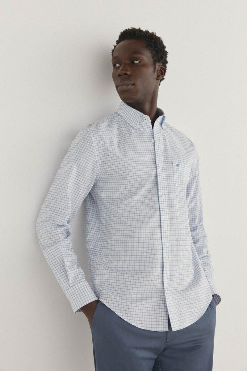 Cortefiel Camisa non iron oxford cuadros