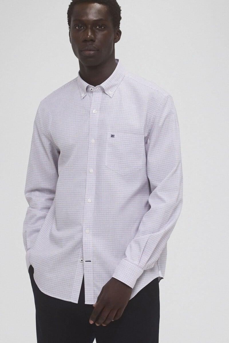 Cortefiel Camisa Non Iron Oxford Cuadros