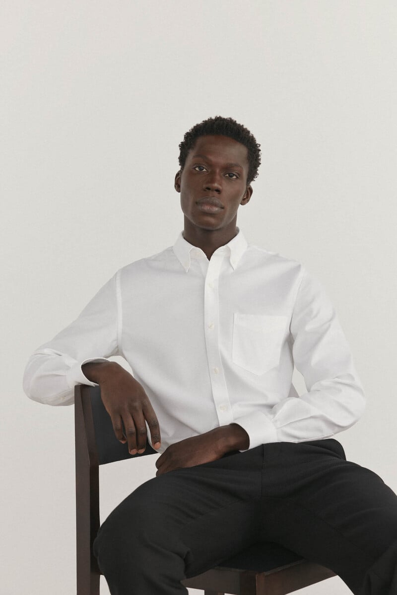 Cortefiel Camisa Non Iron Oxford Liso