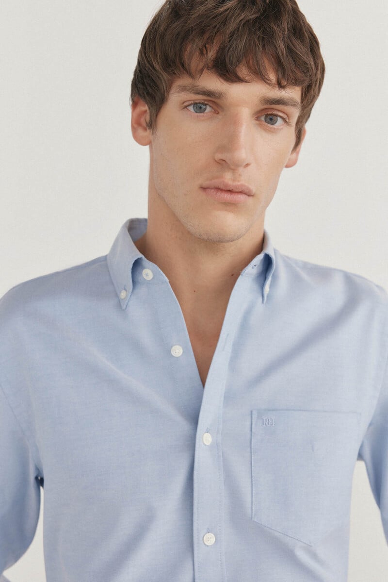 Cortefiel Camisa Non Iron Oxford Liso