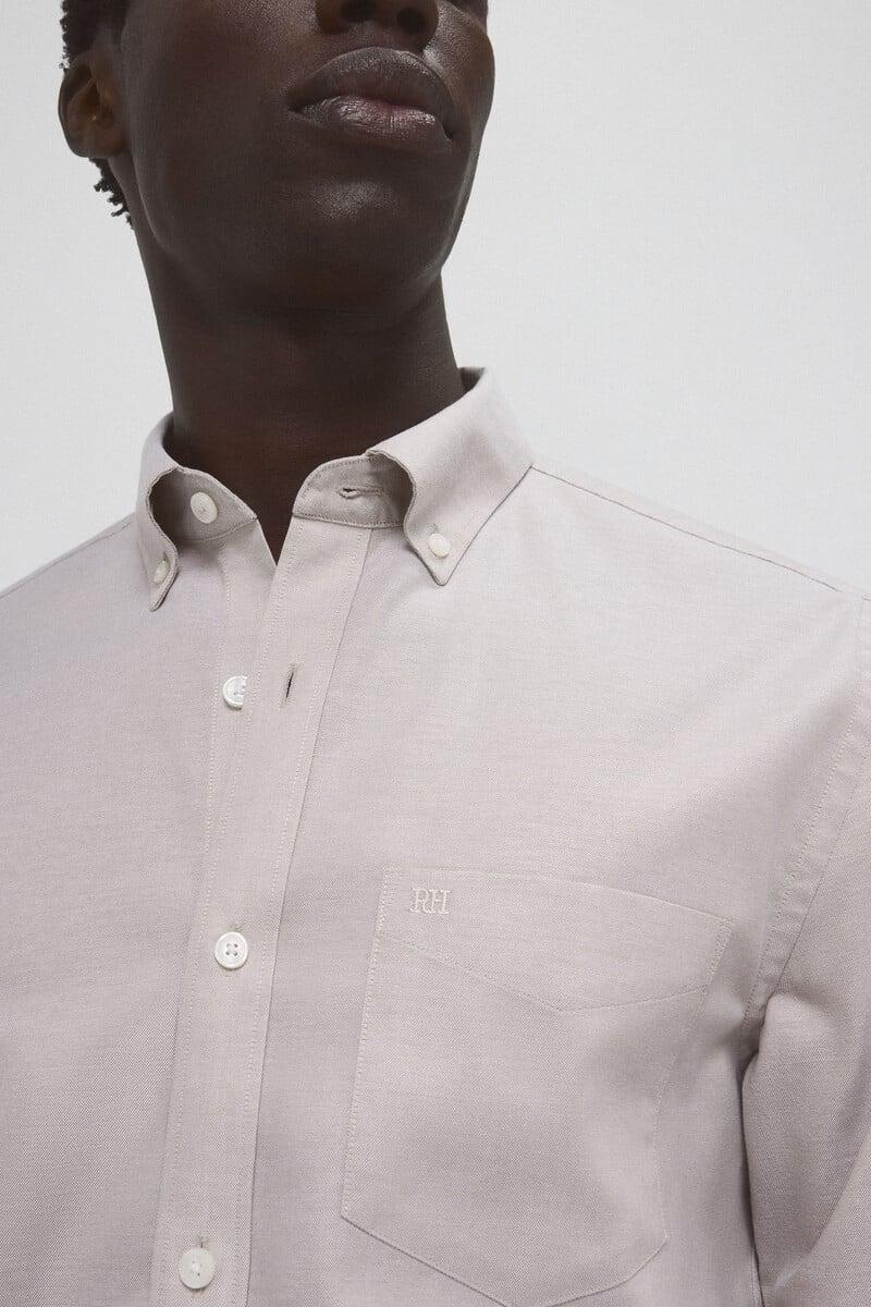 Cortefiel Camisa Non Iron Oxford Liso