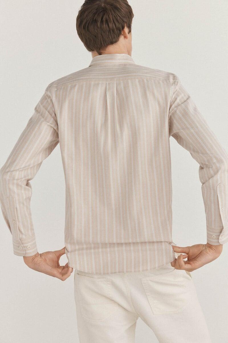 Cortefiel Camisa Non Iron Oxford Rayas