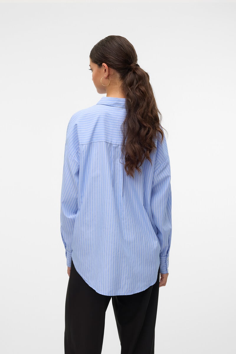 Cortefiel Camisa Oversize De Manga Larga