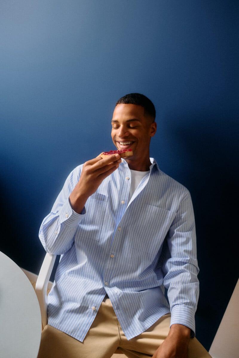 Cortefiel Camisa oversize rayas popelín