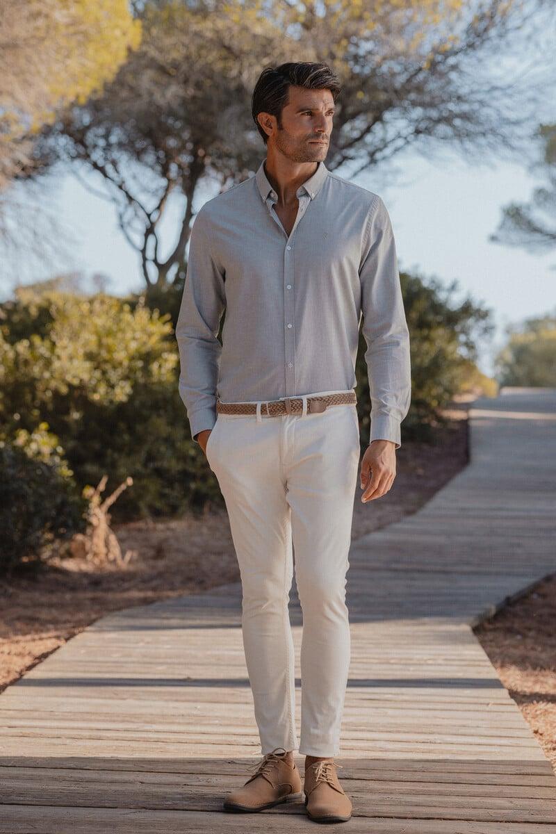 Cortefiel Camisa Oxfor Lisa