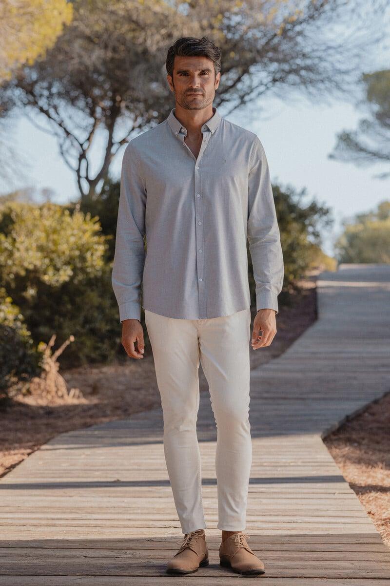 Cortefiel Camisa Oxfor Lisa