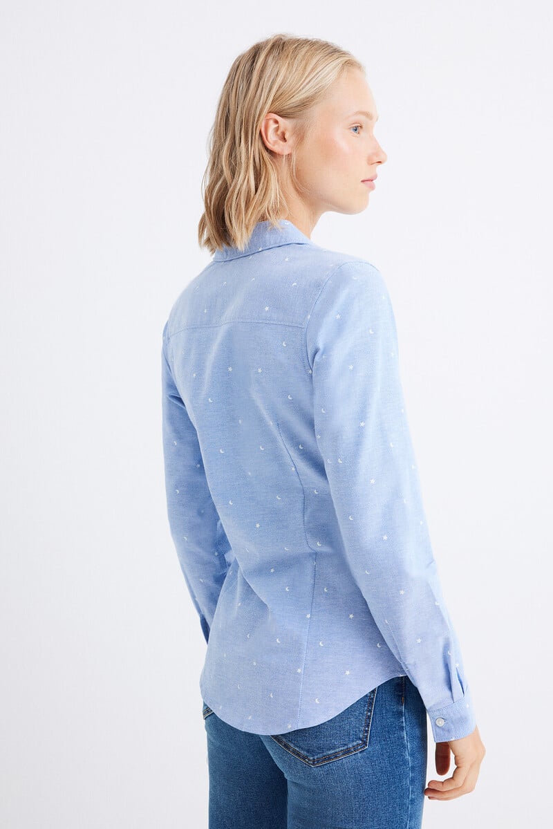 Cortefiel Camisa Oxford Algodón