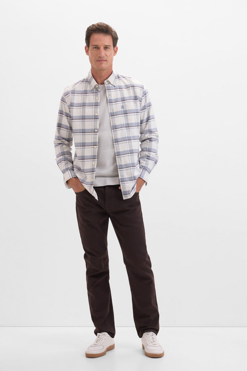 Cortefiel Camisa oxford cuadros