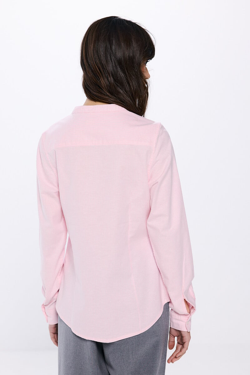 Cortefiel Camisa Oxford Cuello Mao