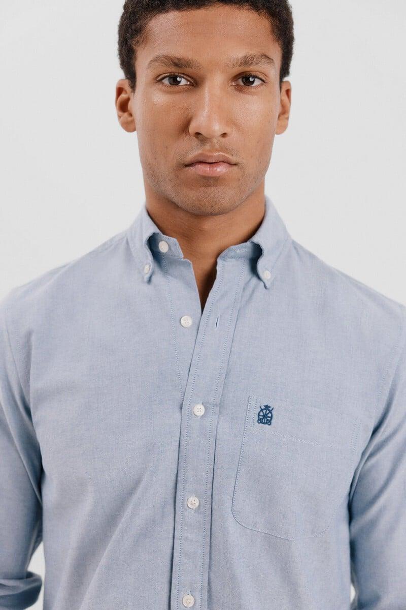 Cortefiel Camisa Oxford Liso