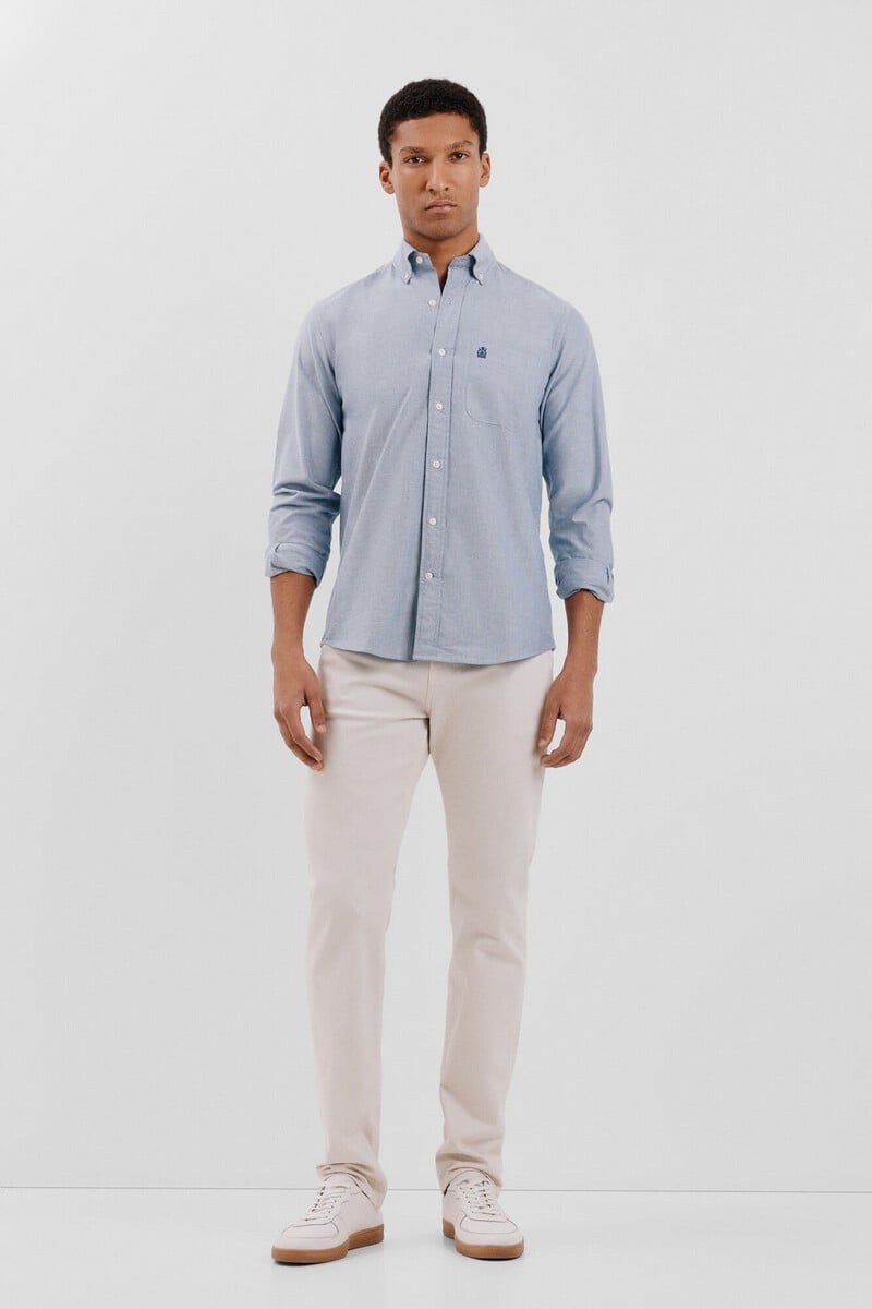 Cortefiel Camisa Oxford Liso