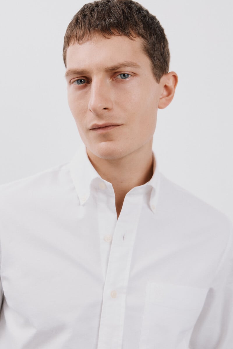 Cortefiel Camisa Oxford Liso