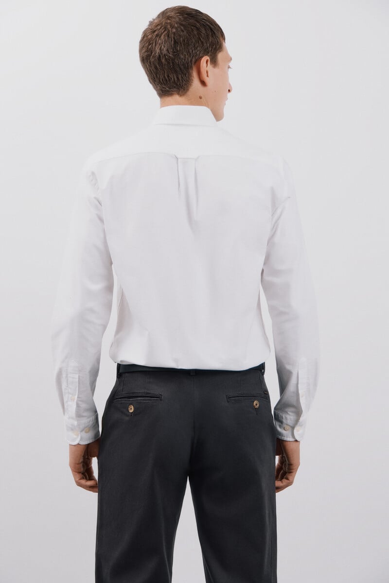 Cortefiel Camisa Oxford Liso
