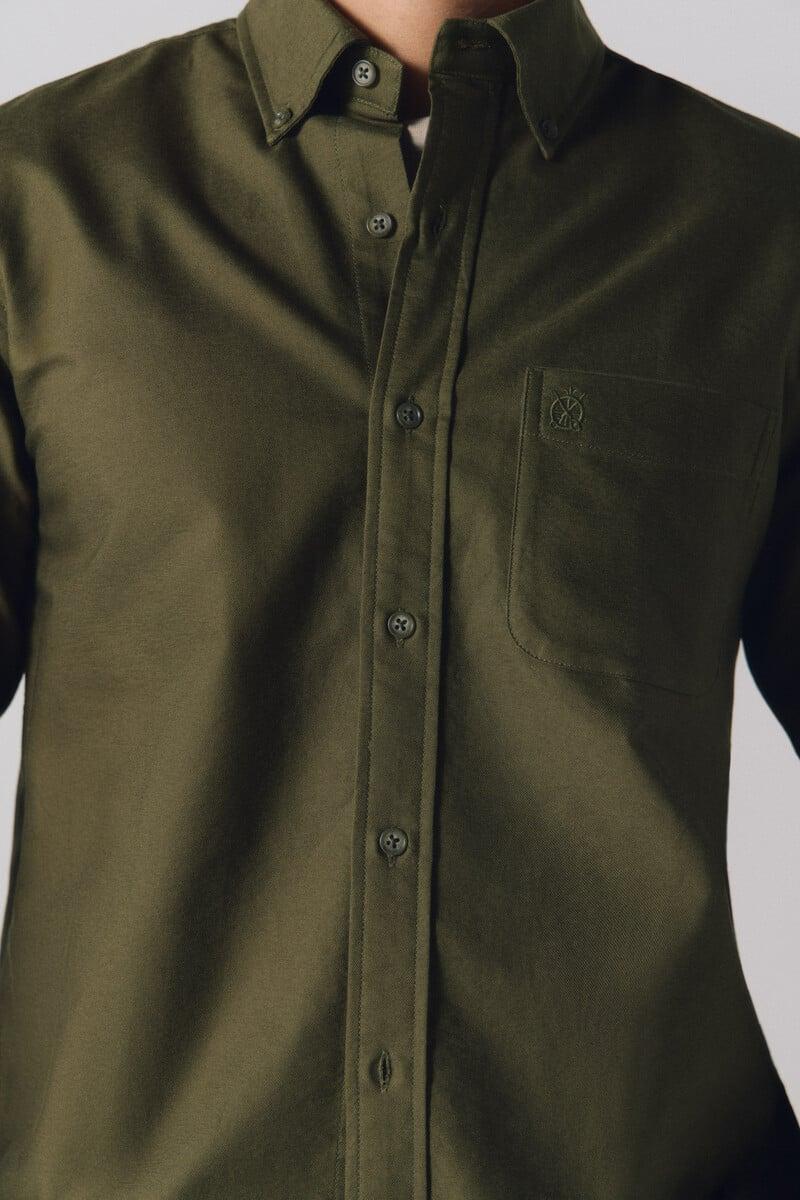 Cortefiel Camisa Oxford Liso