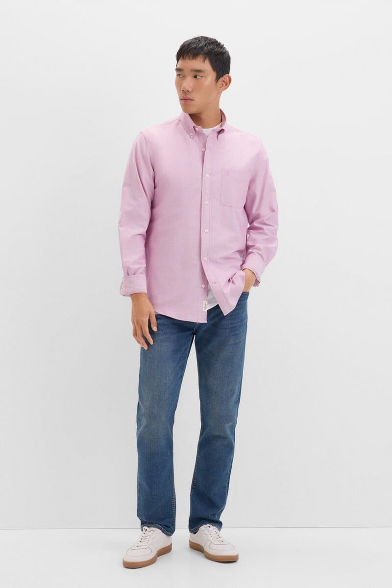 Cortefiel Camisa oxford liso
