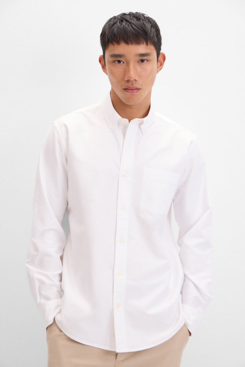 Cortefiel Camisa Oxford Liso