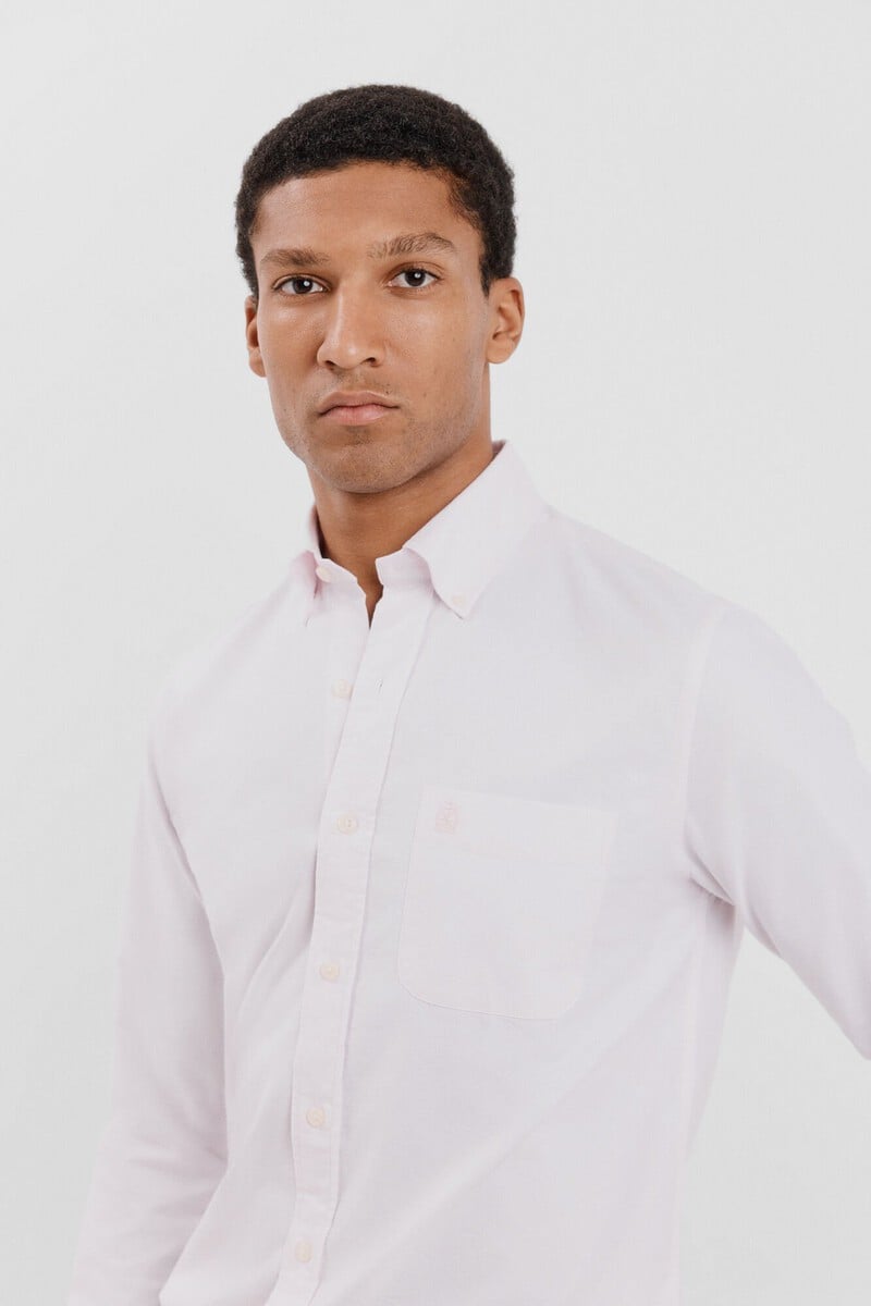 Cortefiel Camisa Oxford Liso