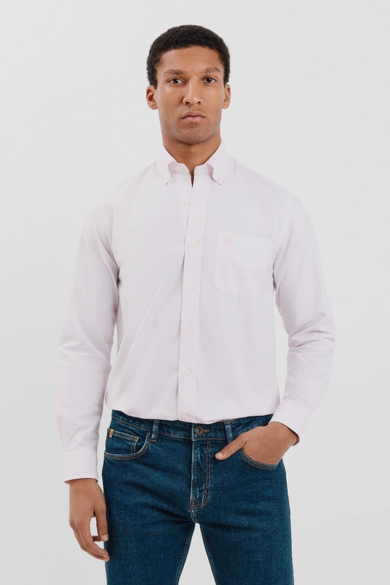 Cortefiel Camisa oxford liso