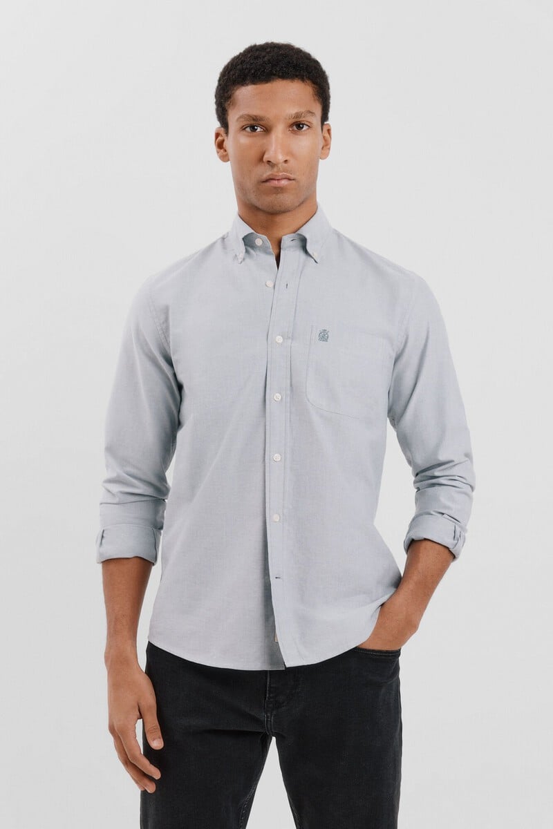 Cortefiel Camisa Oxford Liso