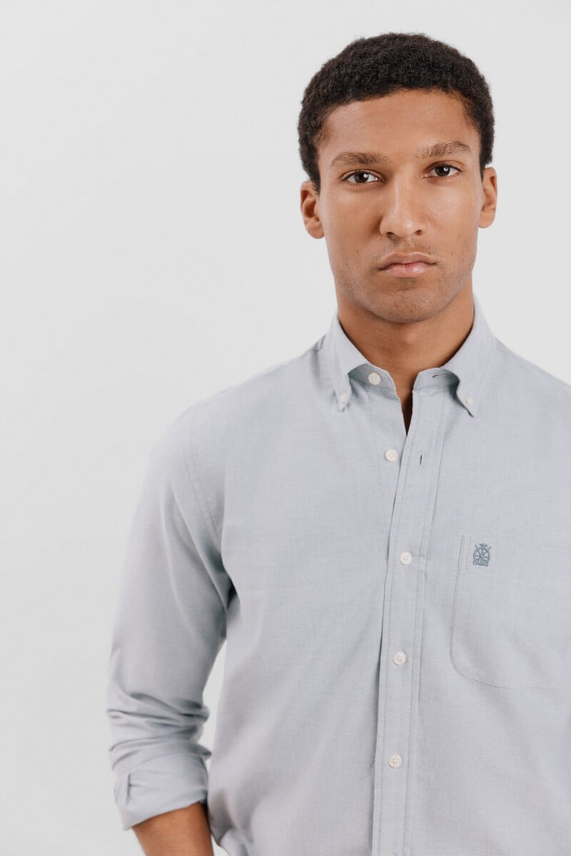 Cortefiel Camisa oxford liso