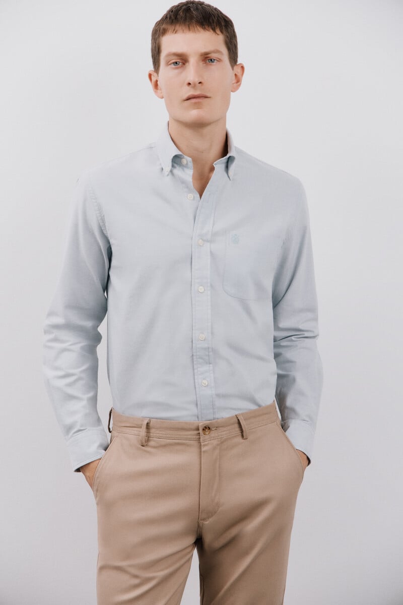 Cortefiel Camisa oxford liso