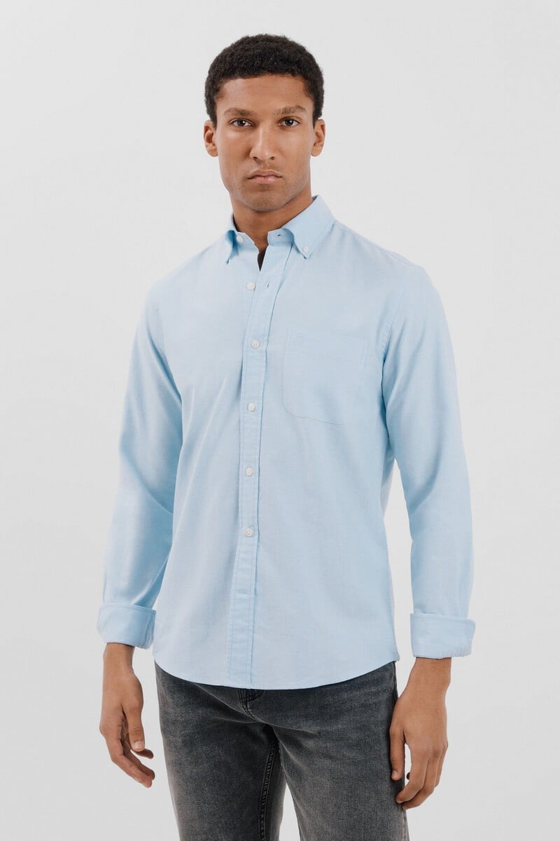 Cortefiel Camisa oxford liso