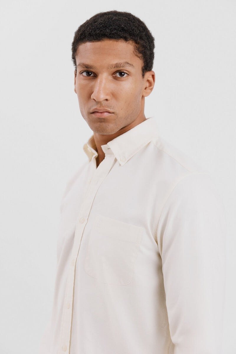 Cortefiel Camisa Oxford Liso