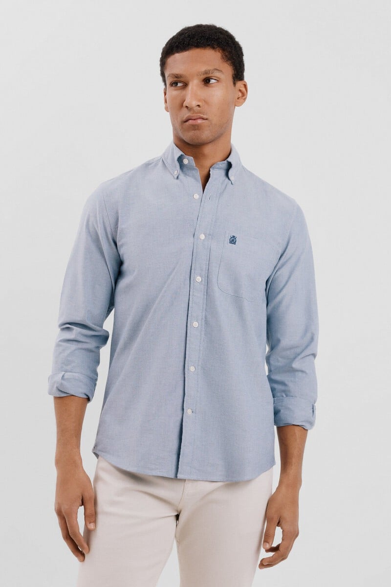 Cortefiel Camisa oxford liso