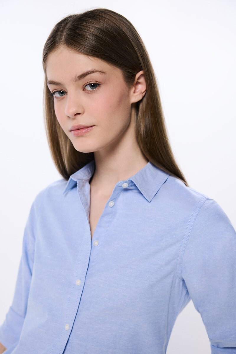 Cortefiel Camisa Oxford