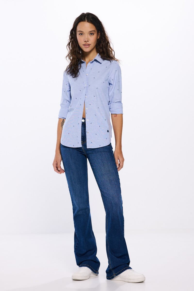Cortefiel Camisa Oxford