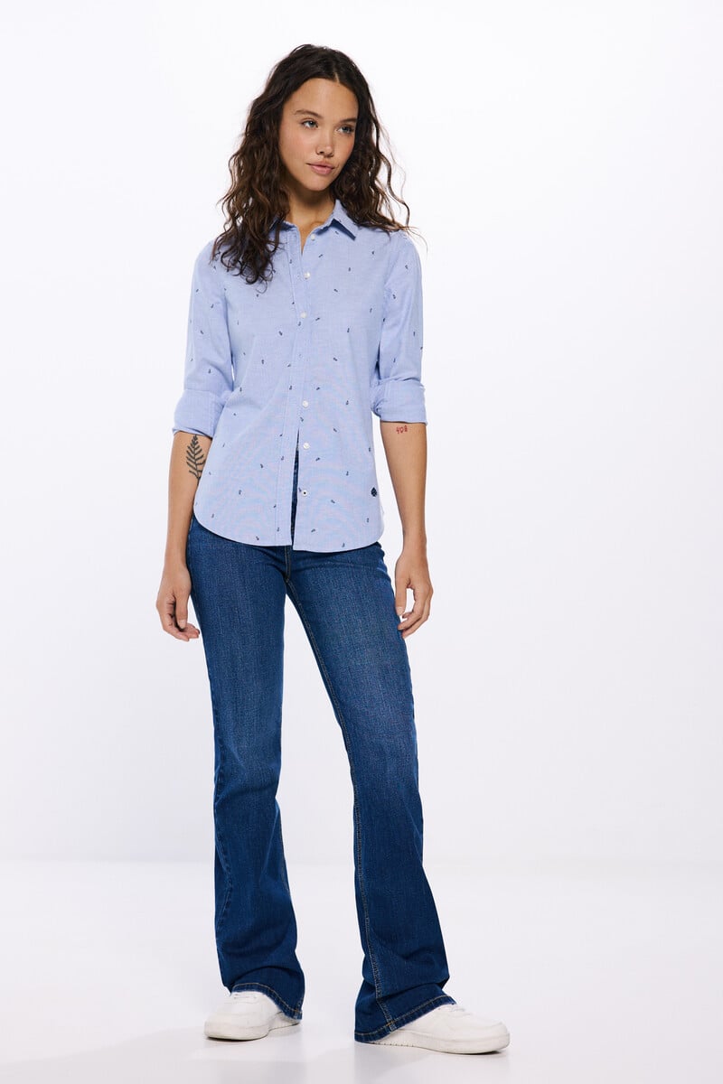 Cortefiel Camisa Oxford