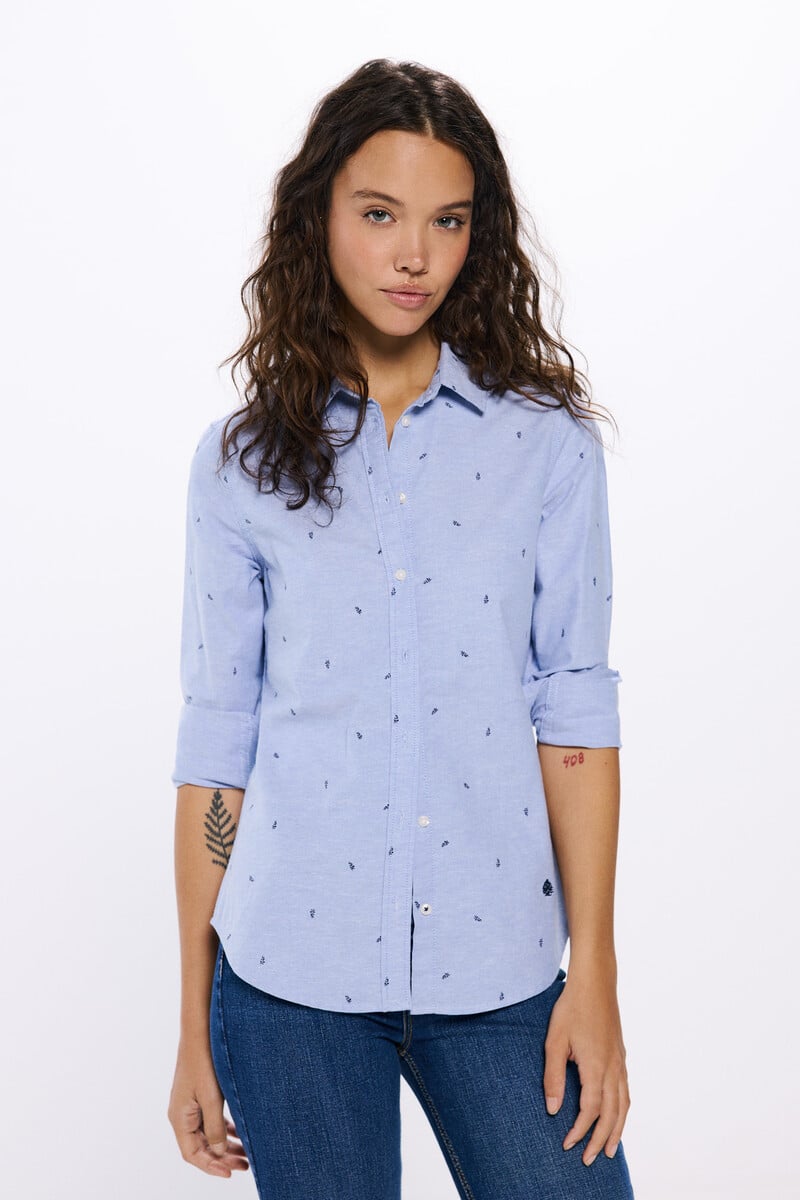 Cortefiel Camisa Oxford
