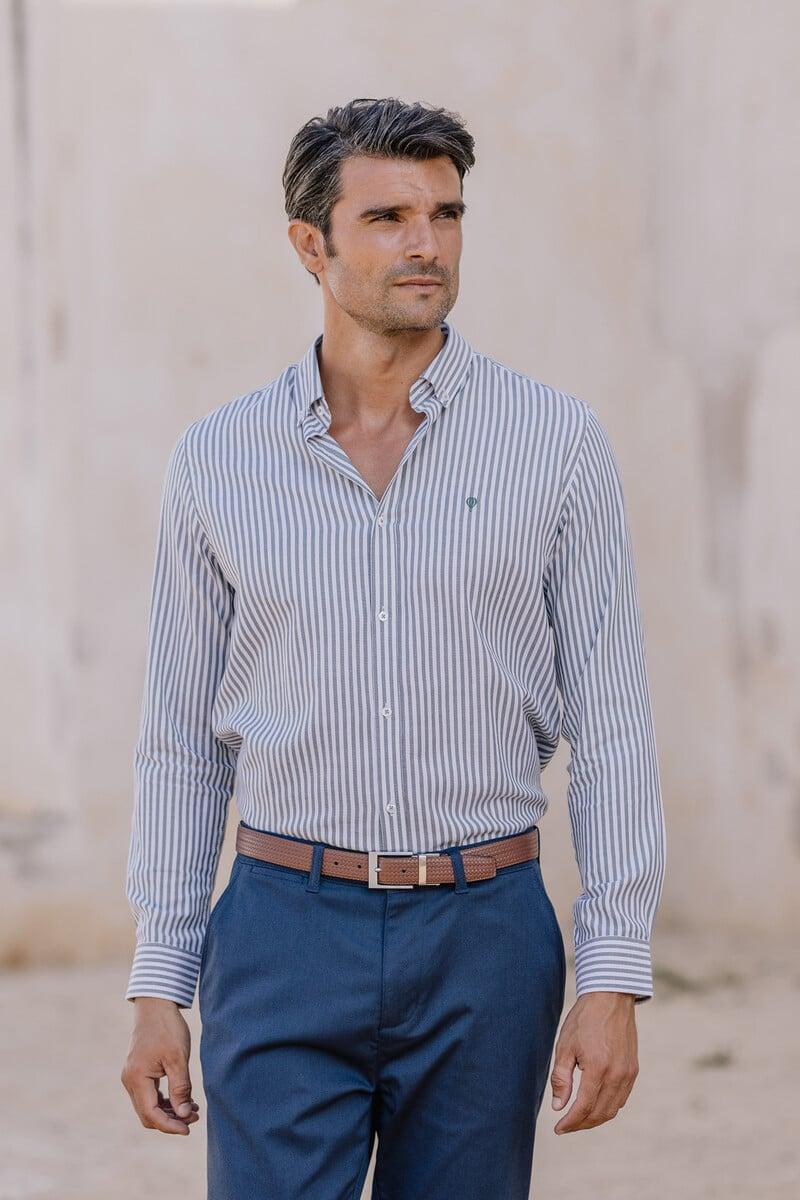 Cortefiel Camisa Oxford Raya Medium Vb