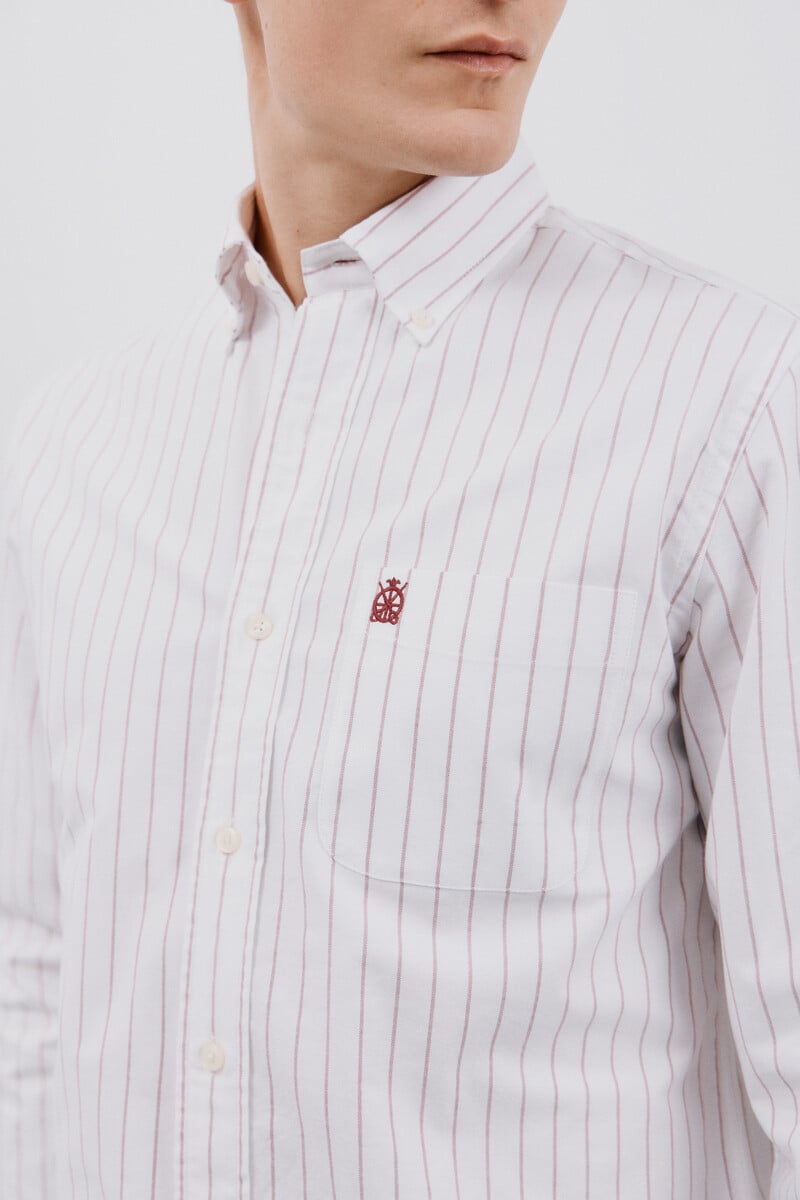 Cortefiel Camisa Oxford Rayas