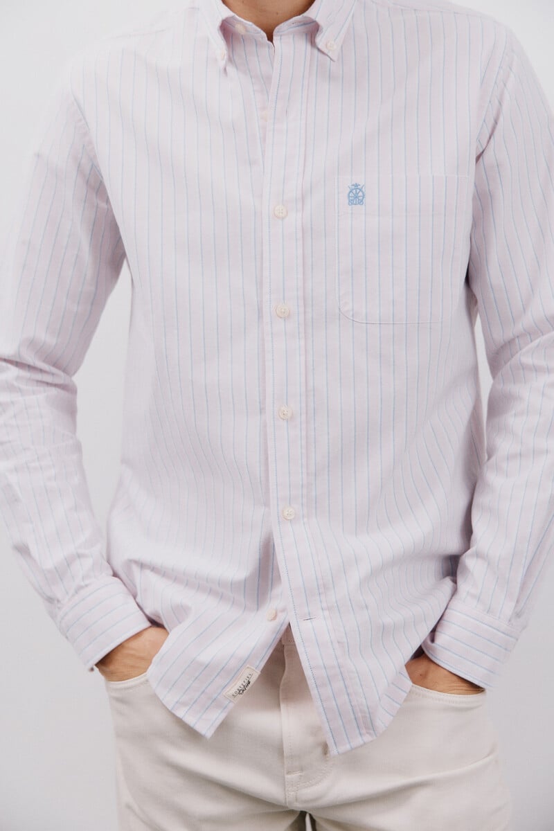 Cortefiel Camisa oxford rayas